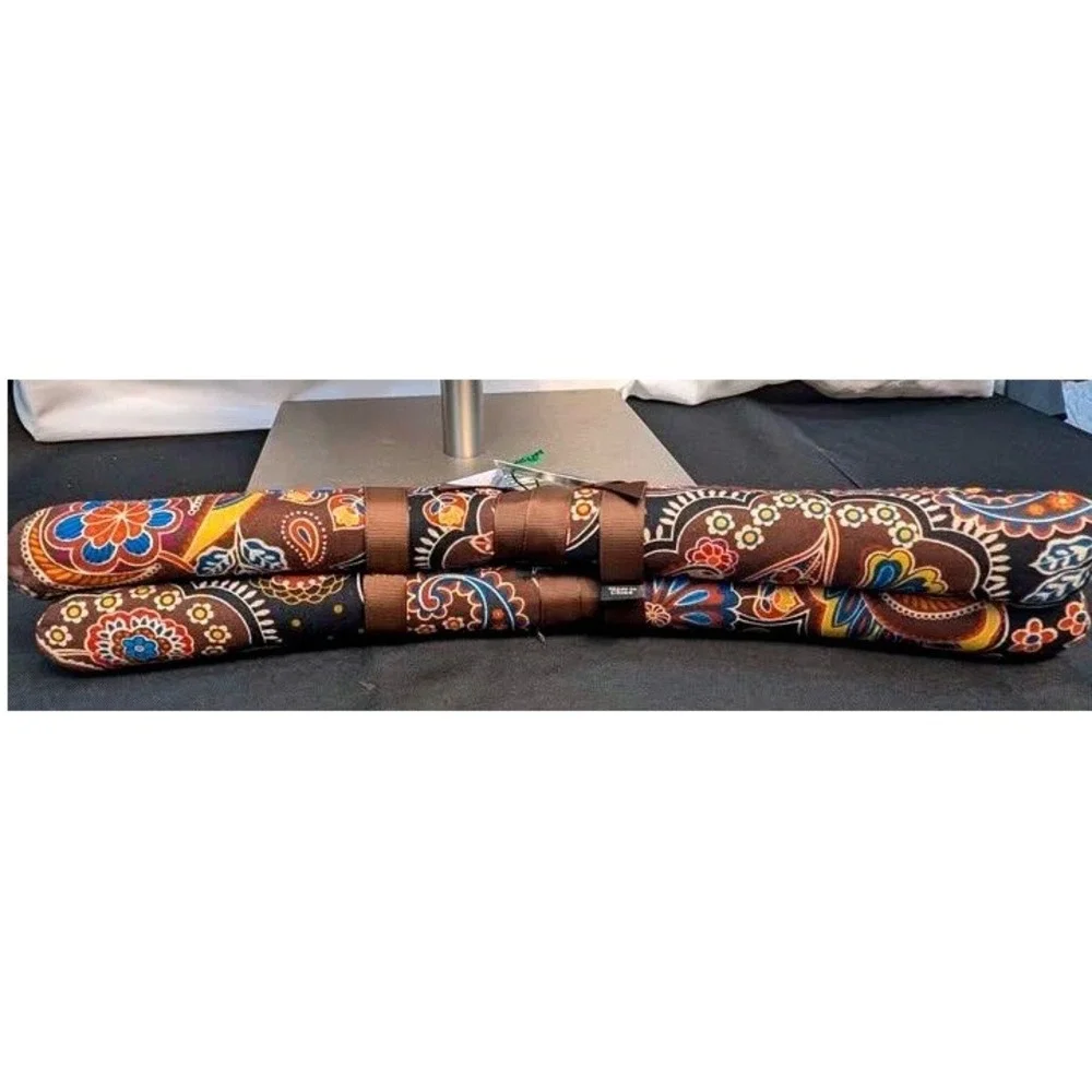 Vera Bradley ~ Set of 3 ~ Padded Hangers ~Brown Kensington Paisley ~ NEW - Picture 6 of 10